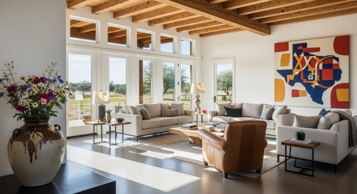 How to Combine Modern and Traditional Design in a Texas Home